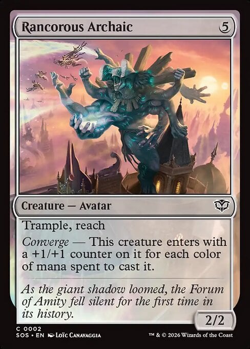 Rancorous Archaic - Secrets of Strixhaven (Common) [SOS-2]