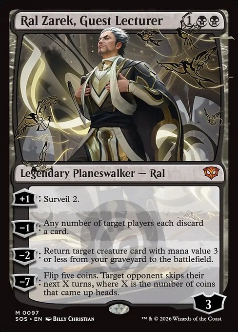 Ral Zarek, Guest Lecturer - Secrets of Strixhaven (Mythic) [SOS-97]