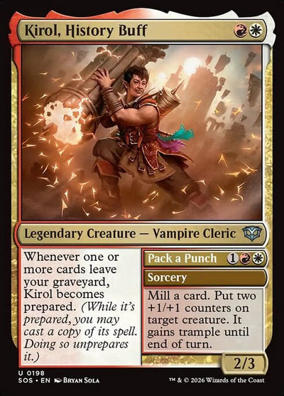 Kirol, History Buff // Pack a Punch - Secrets of Strixhaven (Uncommon) [SOS-198]