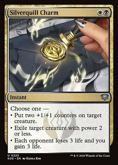 Silverquill Charm - Secrets of Strixhaven (Uncommon) [SOS-225]