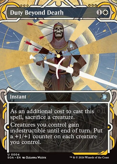 Duty Beyond Death (V.1) - Secrets of Strixhaven: Mystical Archive (Uncommon) [SOA-4]