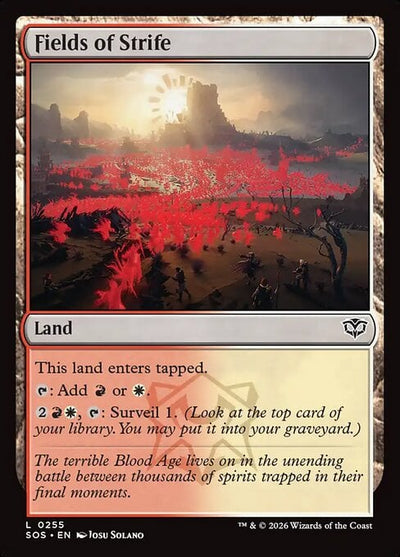 Fields of Strife - Secrets of Strixhaven (Common) [SOS-255]