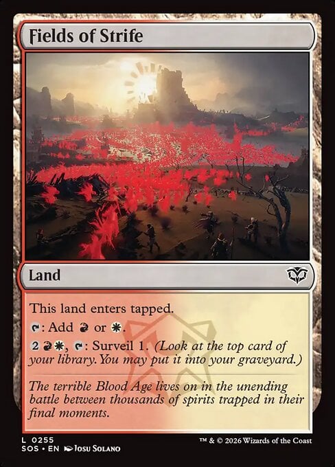 Fields of Strife - Secrets of Strixhaven (Common) [SOS-255]