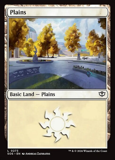 Plains (V.3) - Secrets of Strixhaven (Land) [SOS-273]