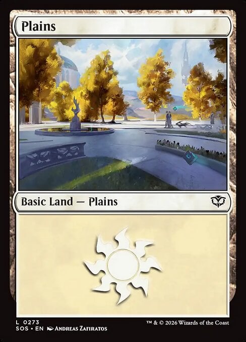 Plains (V.3) - Secrets of Strixhaven (Land) [SOS-273]