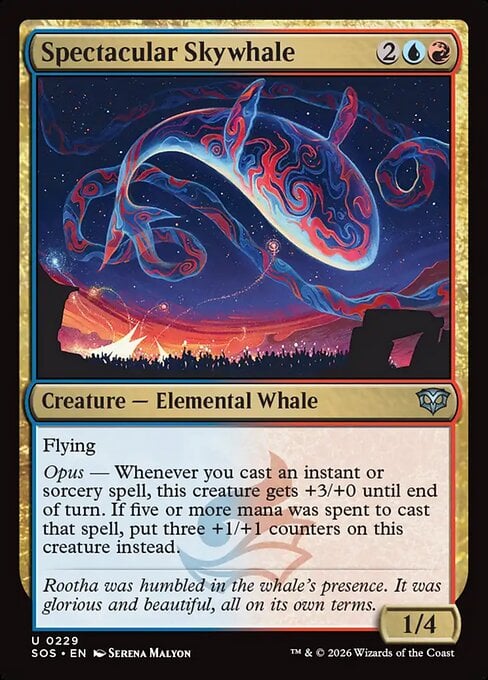 Spectacular Skywhale - Secrets of Strixhaven (Uncommon) [SOS-229]