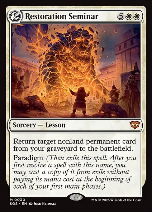 Restoration Seminar - Secrets of Strixhaven (Mythic) [SOS-30]