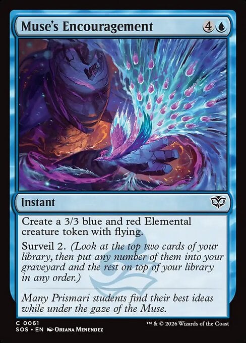 Muse's Encouragement - Secrets of Strixhaven (Common) [SOS-61]
