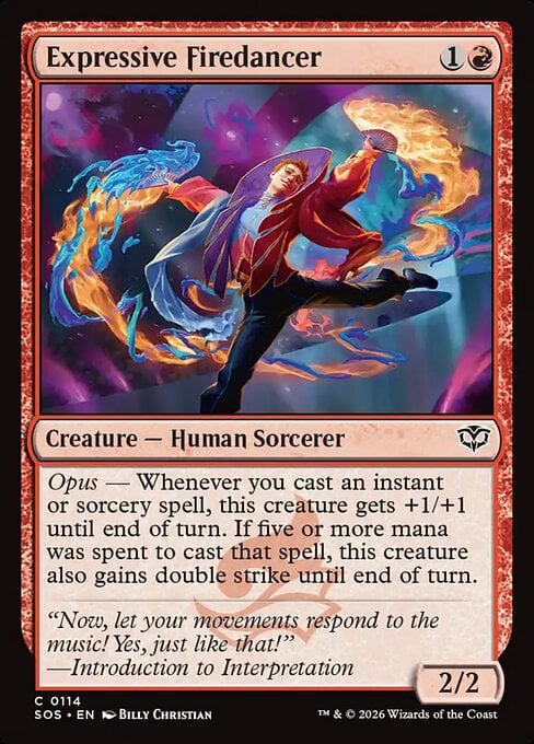 Expressive Firedancer - Secrets of Strixhaven (Common) [SOS-114]