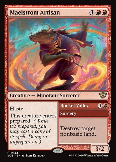 Maelstrom Artisan // Rocket Volley - Secrets of Strixhaven (Rare) [SOS-122]