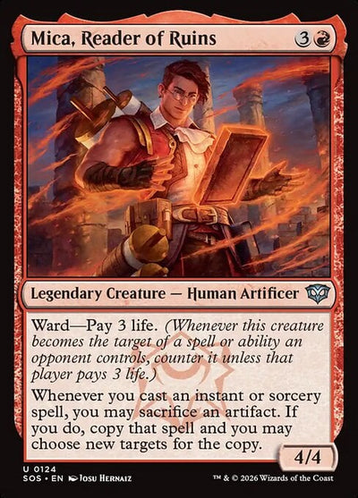 Mica, Reader of Ruins - Secrets of Strixhaven (Uncommon) [SOS-124]
