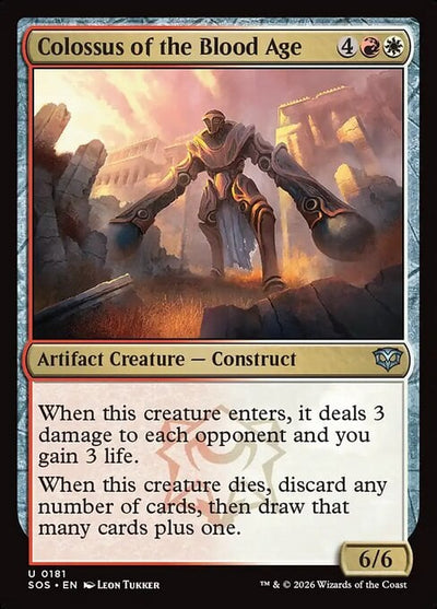 Colossus of the Blood Age - Secrets of Strixhaven (Uncommon) [SOS-181]