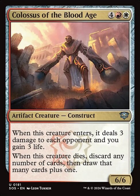 Colossus of the Blood Age - Secrets of Strixhaven (Uncommon) [SOS-181]