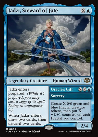 Jadzi, Steward of Fate // Oracle's Gift - Secrets of Strixhaven (Rare) [SOS-55]