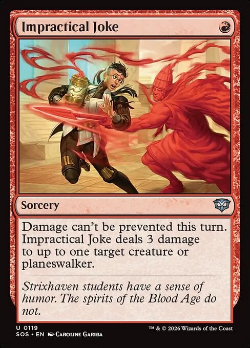 Impractical Joke - Secrets of Strixhaven (Uncommon) [SOS-119]