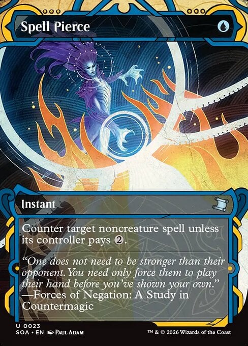 Spell Pierce (V.1) - Secrets of Strixhaven: Mystical Archive (Uncommon) [SOA-23]