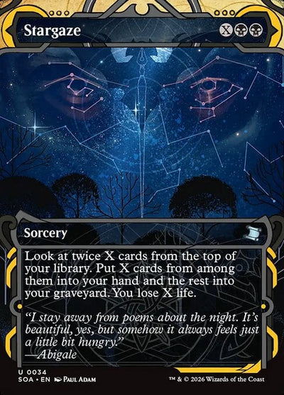 Stargaze (V.1) - Secrets of Strixhaven: Mystical Archive (Uncommon) [SOA-34]