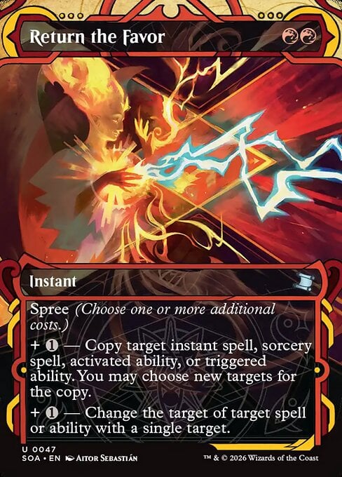 Return the Favor (V.1) - Secrets of Strixhaven: Mystical Archive (Uncommon) [SOA-47]
