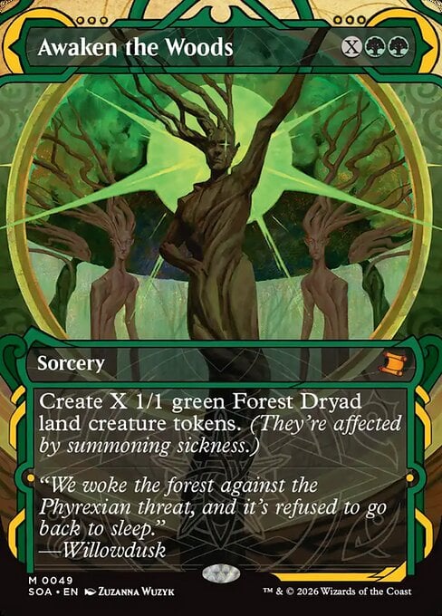 Awaken the Woods (V.1) - Secrets of Strixhaven: Mystical Archive (Mythic) [SOA-49]