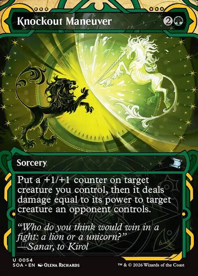 Knockout Maneuver (V.1) - Secrets of Strixhaven: Mystical Archive (Uncommon) [SOA-54]