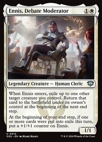 Ennis, Debate Moderator - Secrets of Strixhaven (Uncommon) [SOS-14]