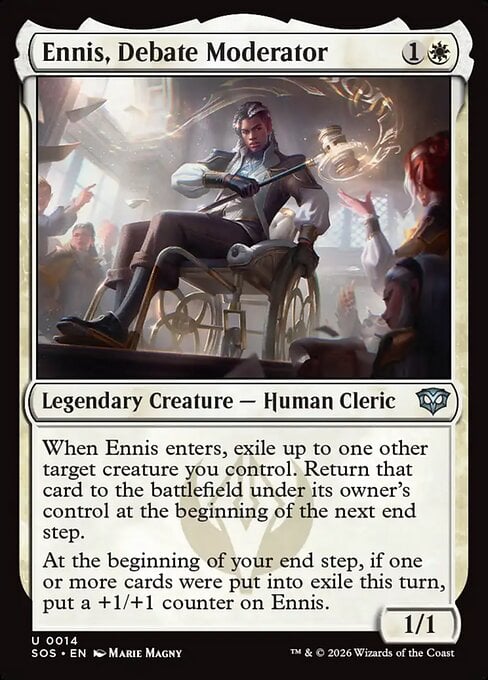 Ennis, Debate Moderator - Secrets of Strixhaven (Uncommon) [SOS-14]
