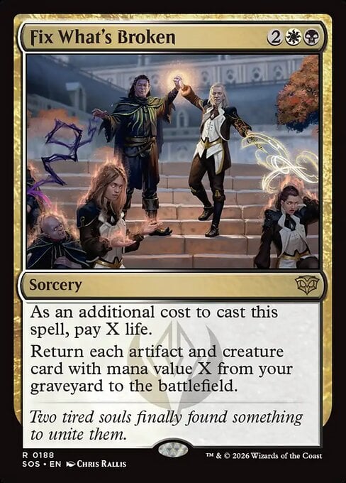 Fix What's Broken - Secrets of Strixhaven (Rare) [SOS-188]