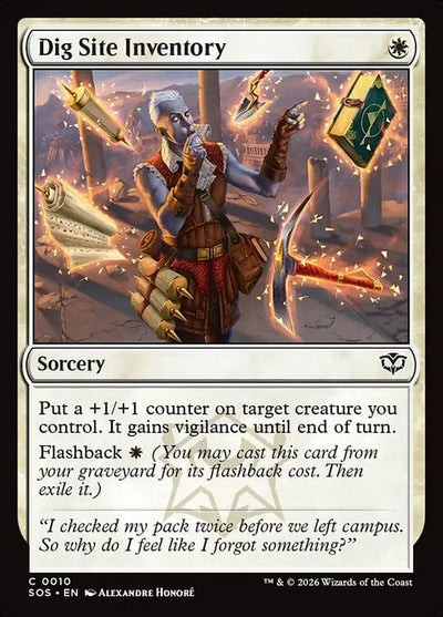 Dig Site Inventory - Secrets of Strixhaven (Common) [SOS-10]