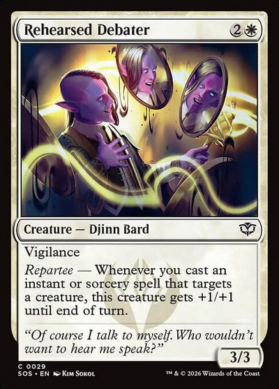 Rehearsed Debater - Secrets of Strixhaven (Common) [SOS-29]