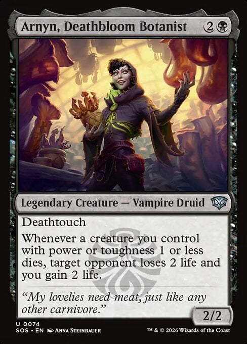 Arnyn, Deathbloom Botanist - Secrets of Strixhaven (Uncommon) [SOS-74]