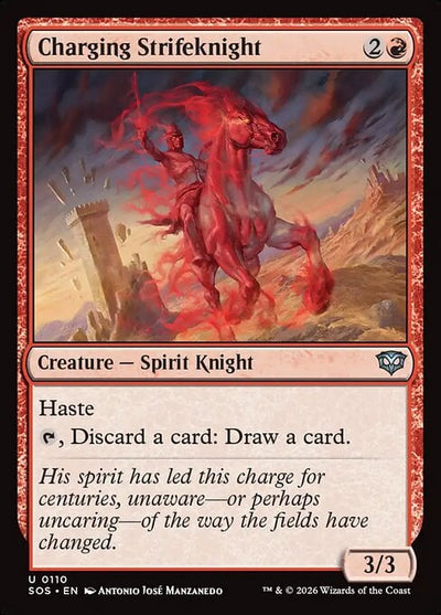 Charging Strifeknight - Secrets of Strixhaven (Uncommon) [SOS-110]