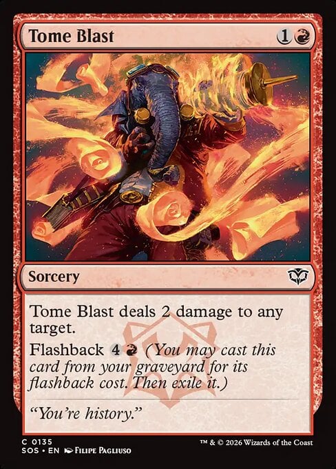 Tome Blast - Secrets of Strixhaven (Common) [SOS-135]