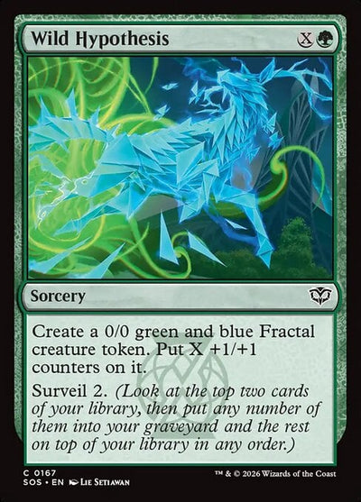 Wild Hypothesis - Secrets of Strixhaven (Common) [SOS-167]