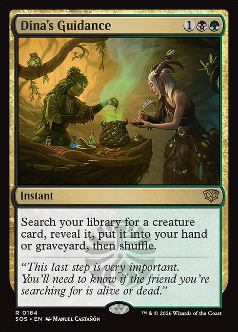 Dina's Guidance - Secrets of Strixhaven (Rare) [SOS-184]
