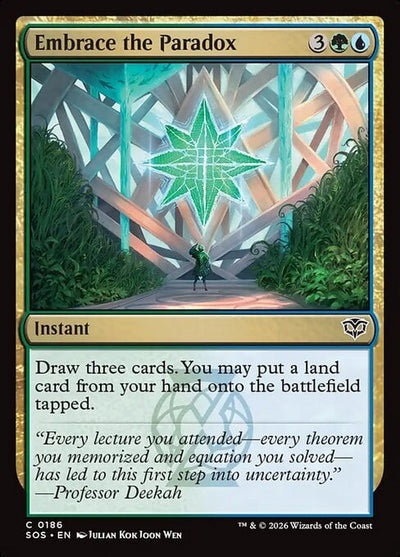 Embrace the Paradox - Secrets of Strixhaven (Common) [SOS-186]