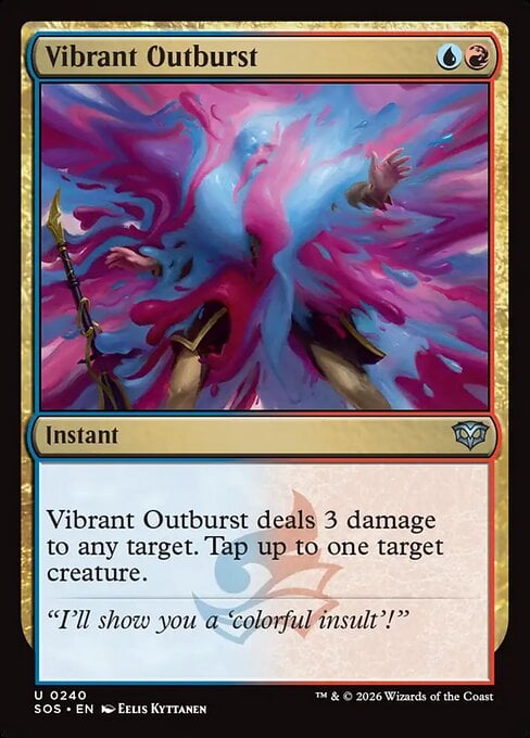 Vibrant Outburst - Secrets of Strixhaven (Uncommon) [SOS-240]