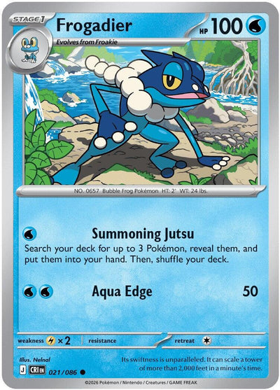 Frogadier - Chaos Rising (Common) [CRI-021]
