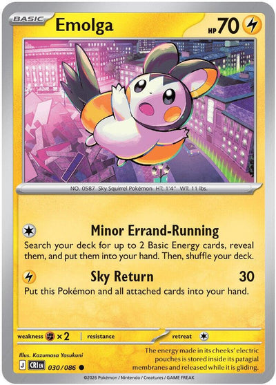 Emolga - Chaos Rising (Common) [CRI-030]
