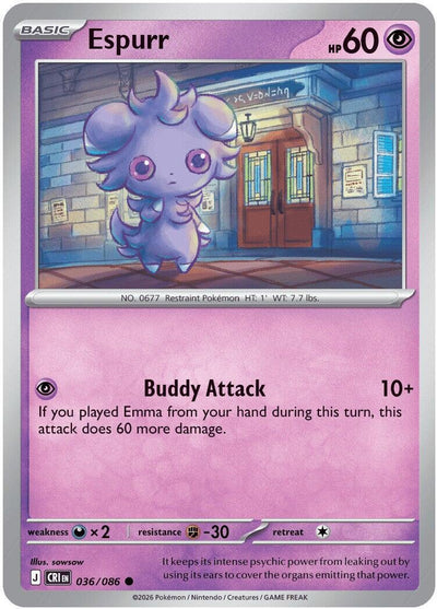 Espurr - Chaos Rising (Common) [CRI-036]