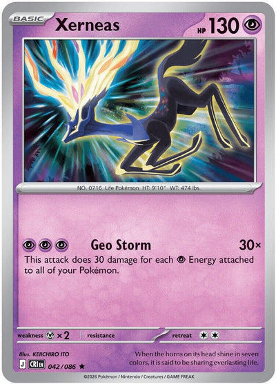 Xerneas - Chaos Rising (Rare) [CRI-042]