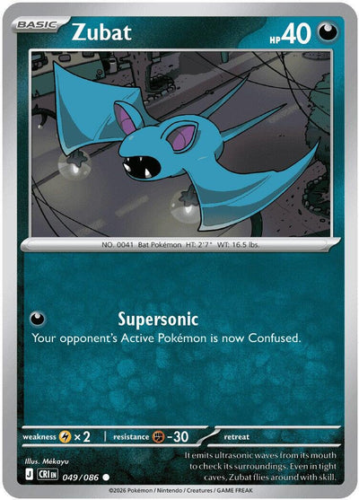 Zubat - Chaos Rising (Common) [CRI-049]