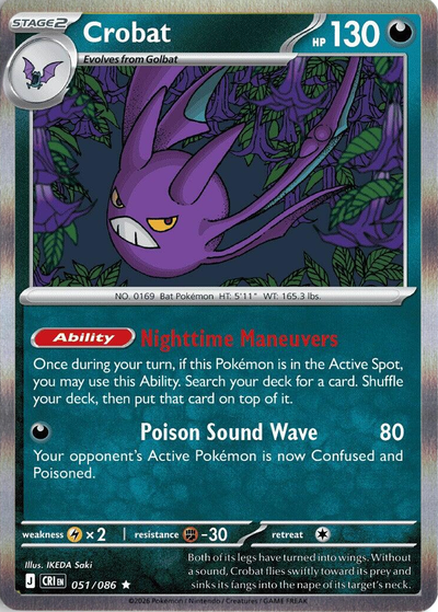 Crobat - Chaos Rising (Uncommon) [CRI-051]