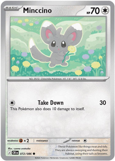 Minccino - Chaos Rising (Common) [CRI-072]