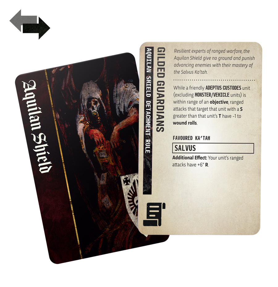 Pack de mando: Adeptus Custodes