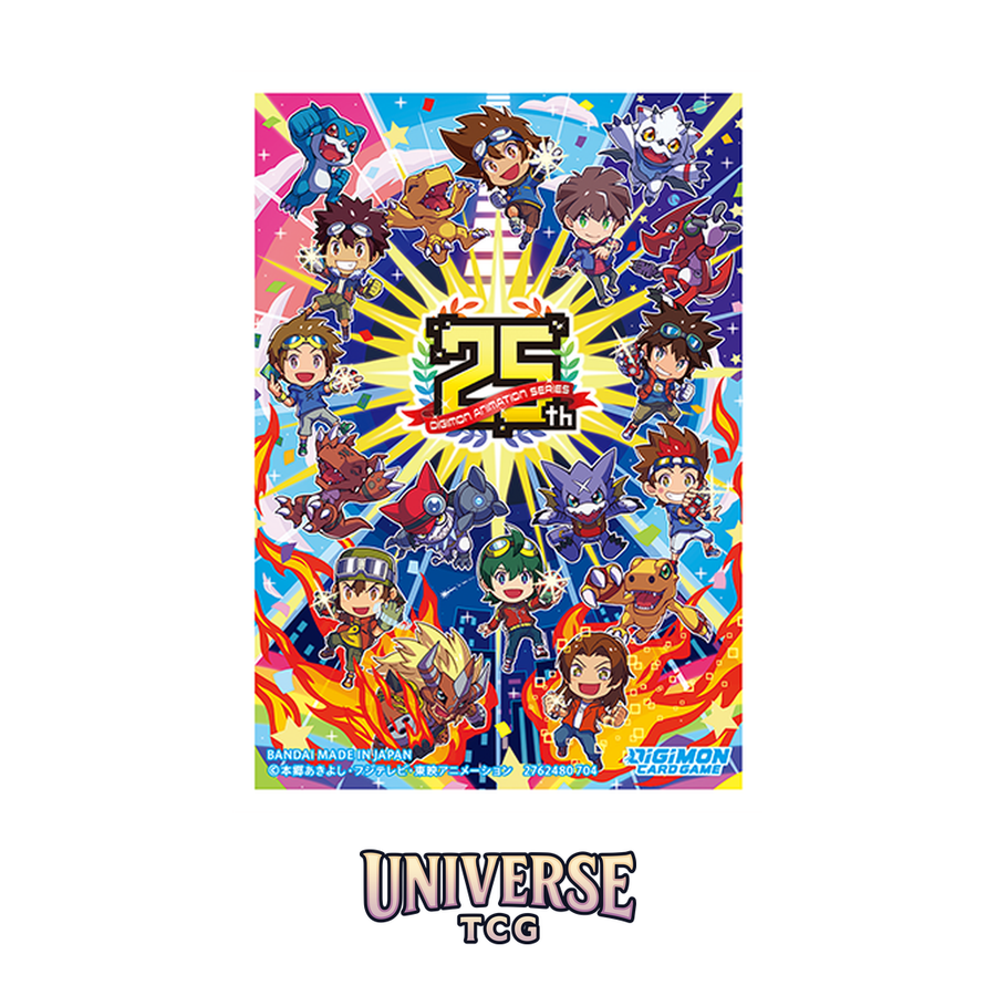 Digimon Card Game CS-25TH Card Sleeves Official Sleeves Digimon Animation Series 25th - English