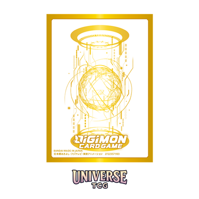 Digimon Card Game CS-GOLD Card Sleeves Official Card Sleeves Gold - English