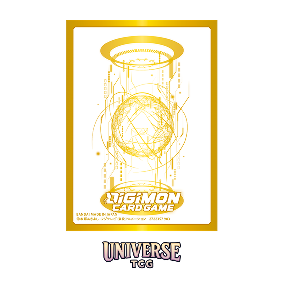 Digimon Card Game CS-GOLD Card Sleeves Official Card Sleeves Gold - English