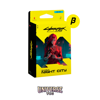 Cyberpunk TCG Starter Deck Display The Heist Welcome to Night City Beta English (6 Decks)