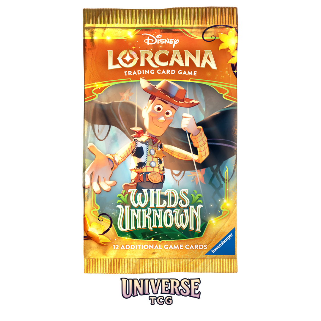 Disney Lorcana Wilds Unknown Booster Display - 24 sealed booster packs with rare and foil cards - Alternative Angle