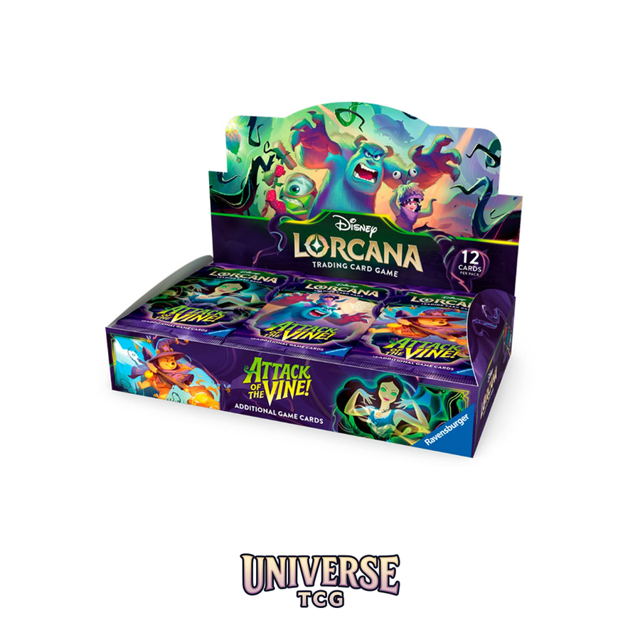 Disney Lorcana Attack Of The Vine Case (4 Booster Box)